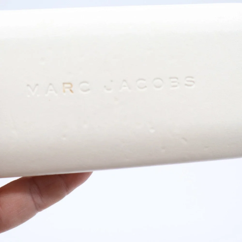 Marc Jacobs Eyeglasses Unisex N/A MARC 74 807 Black Rectangular Excellent